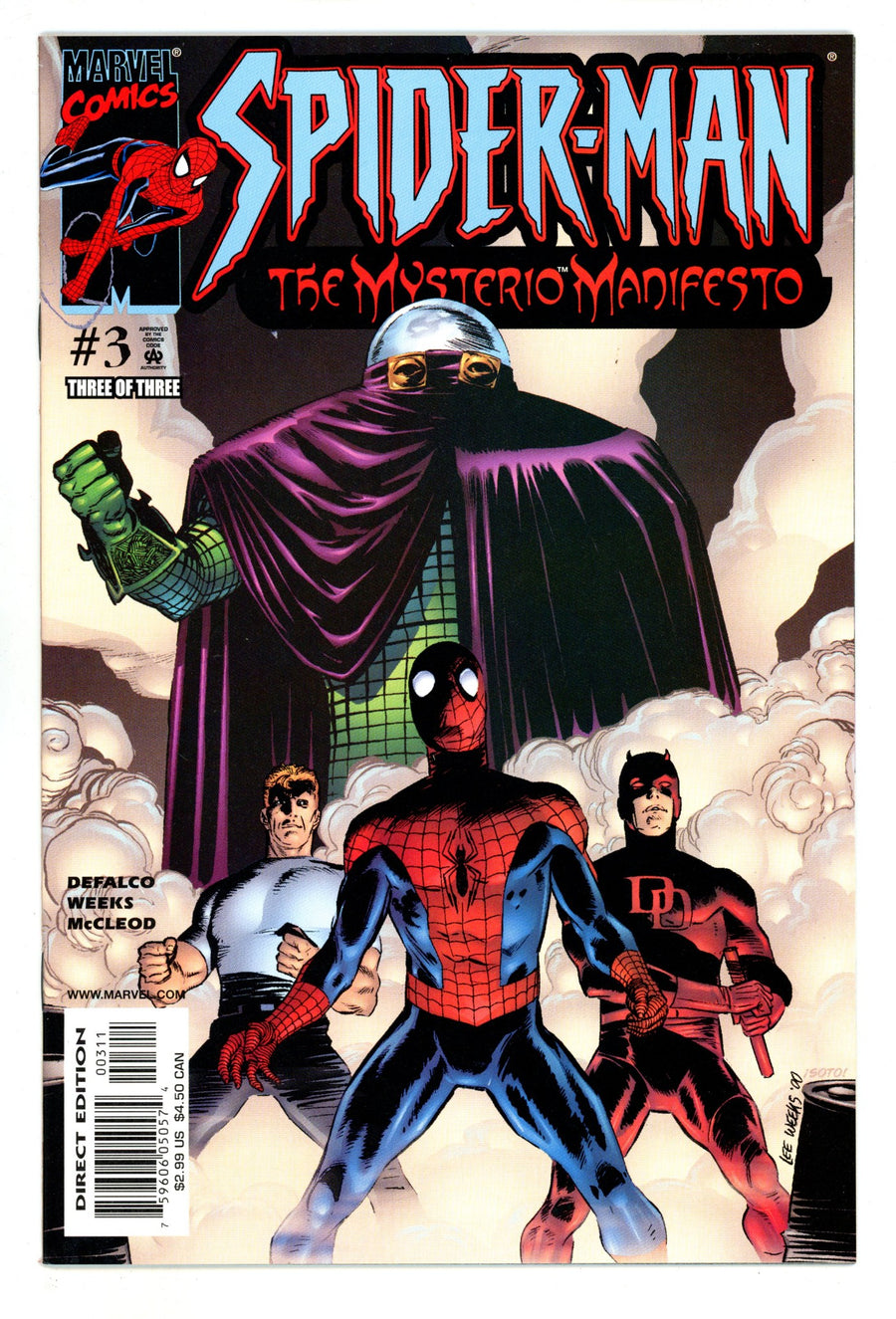 Spider-Man and Mysterio [Spider-Man: The Mysterio Manifesto] 3 High Grade (2001) 