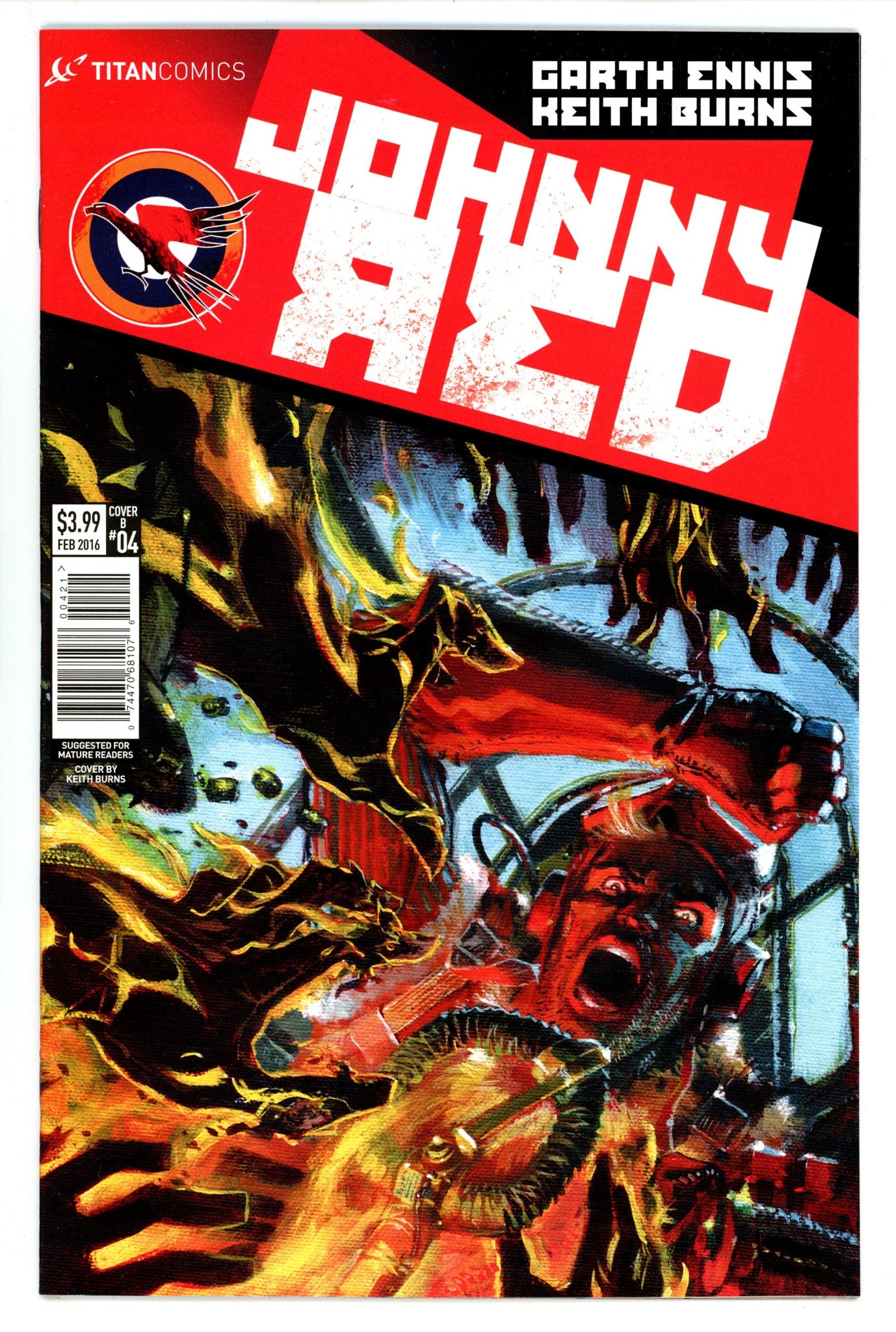 Johnny Red 4 High Grade (2016) Burns Variant 