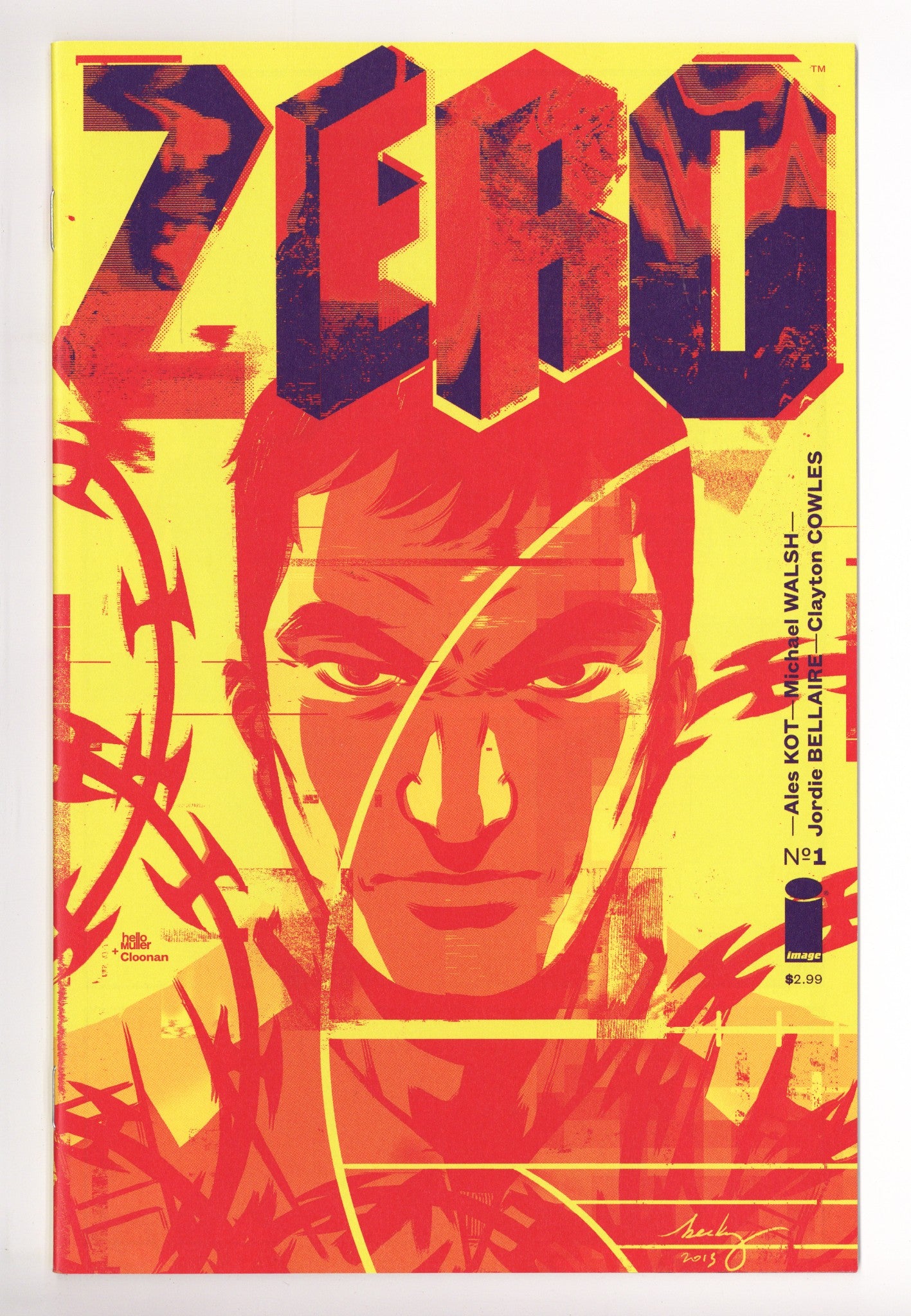Zero 1 High Grade (2013) Cloonan Variant 