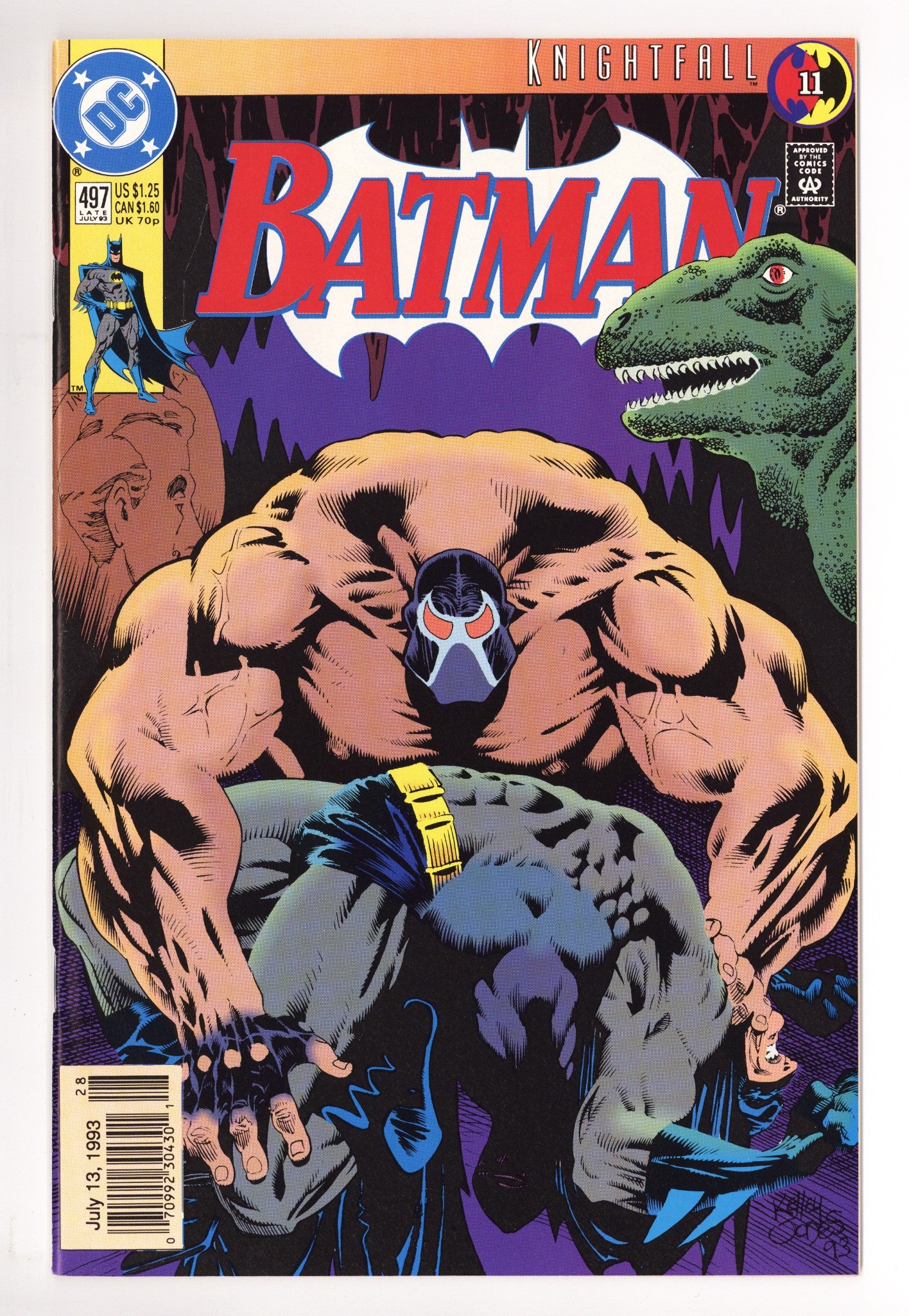Batman Vol 1 497 VF (8.0) (1993) Newsstand 