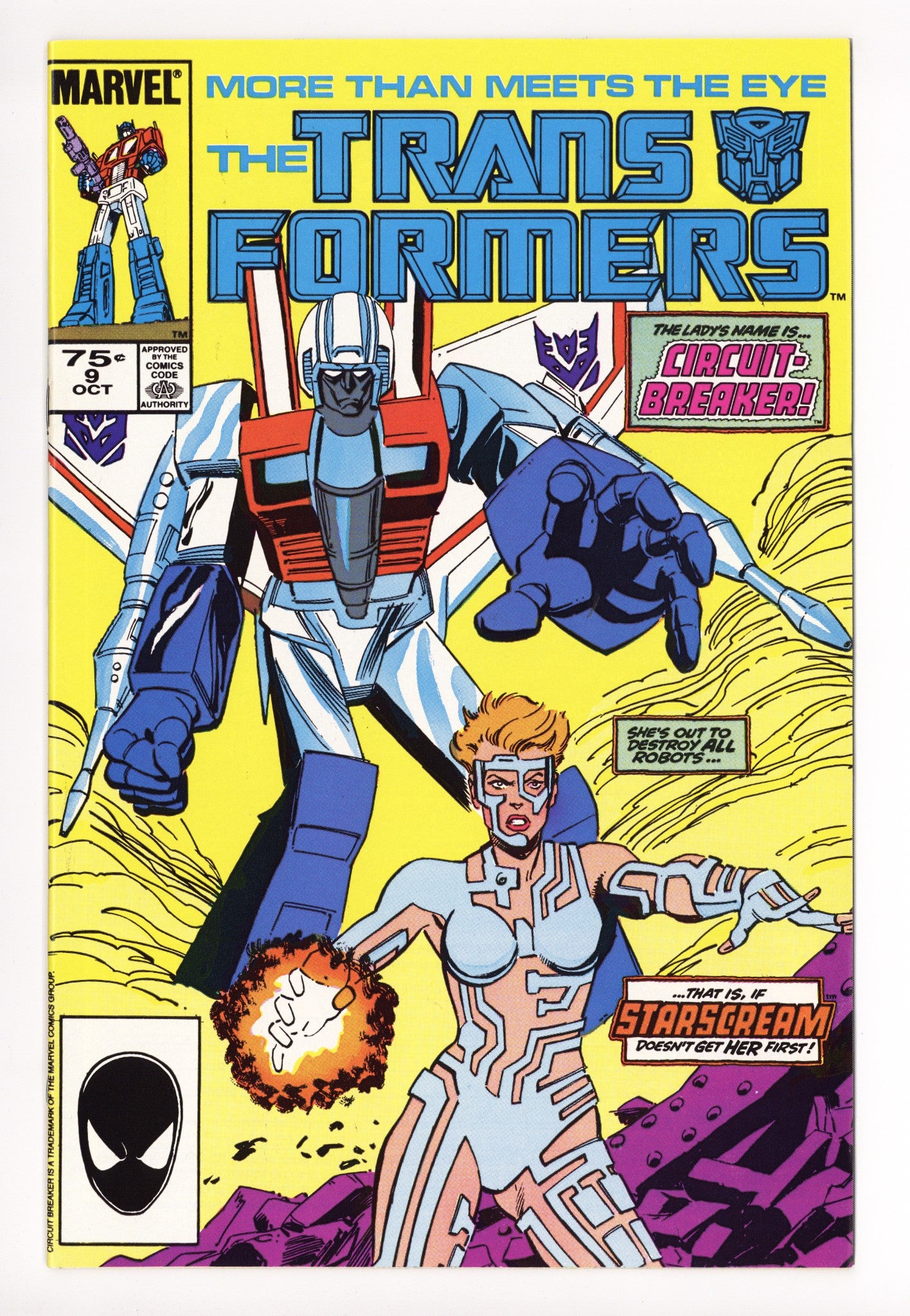 The Transformers 9 VF+ (8.5) (1985) 2nd Print 