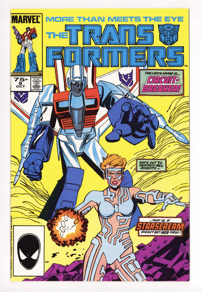 The Transformers 9 VF+ (8.5) (1985) 2nd Print 