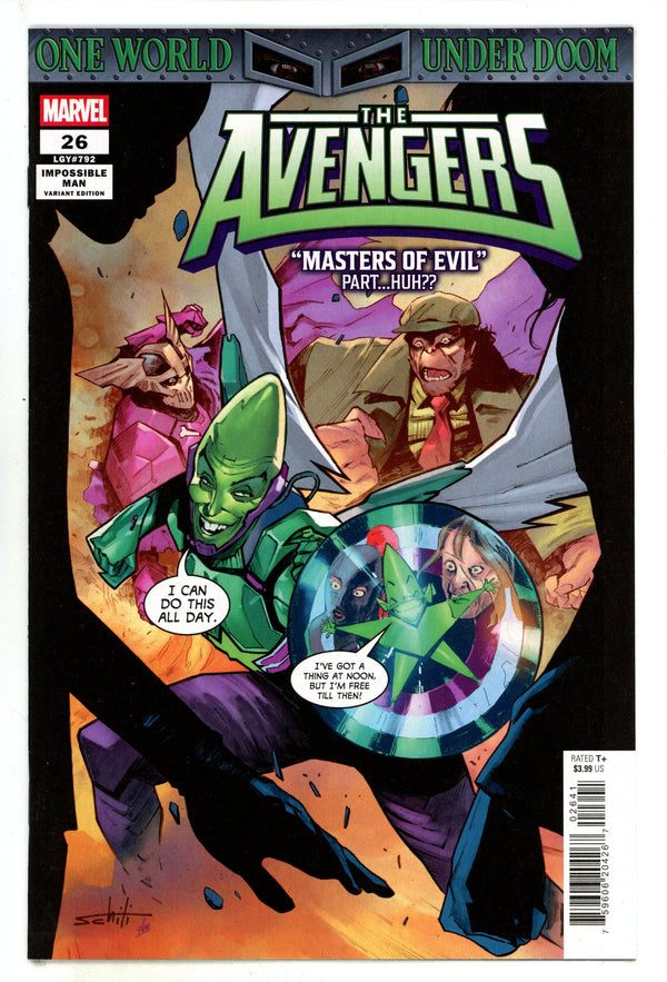 Avengers Vol 9 26 Schiti Impossible Man Variant (2025)
