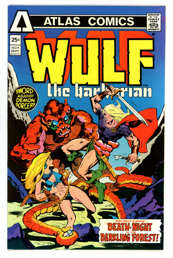 Wulf the Barbarian 4 VF (8.0) (1975)