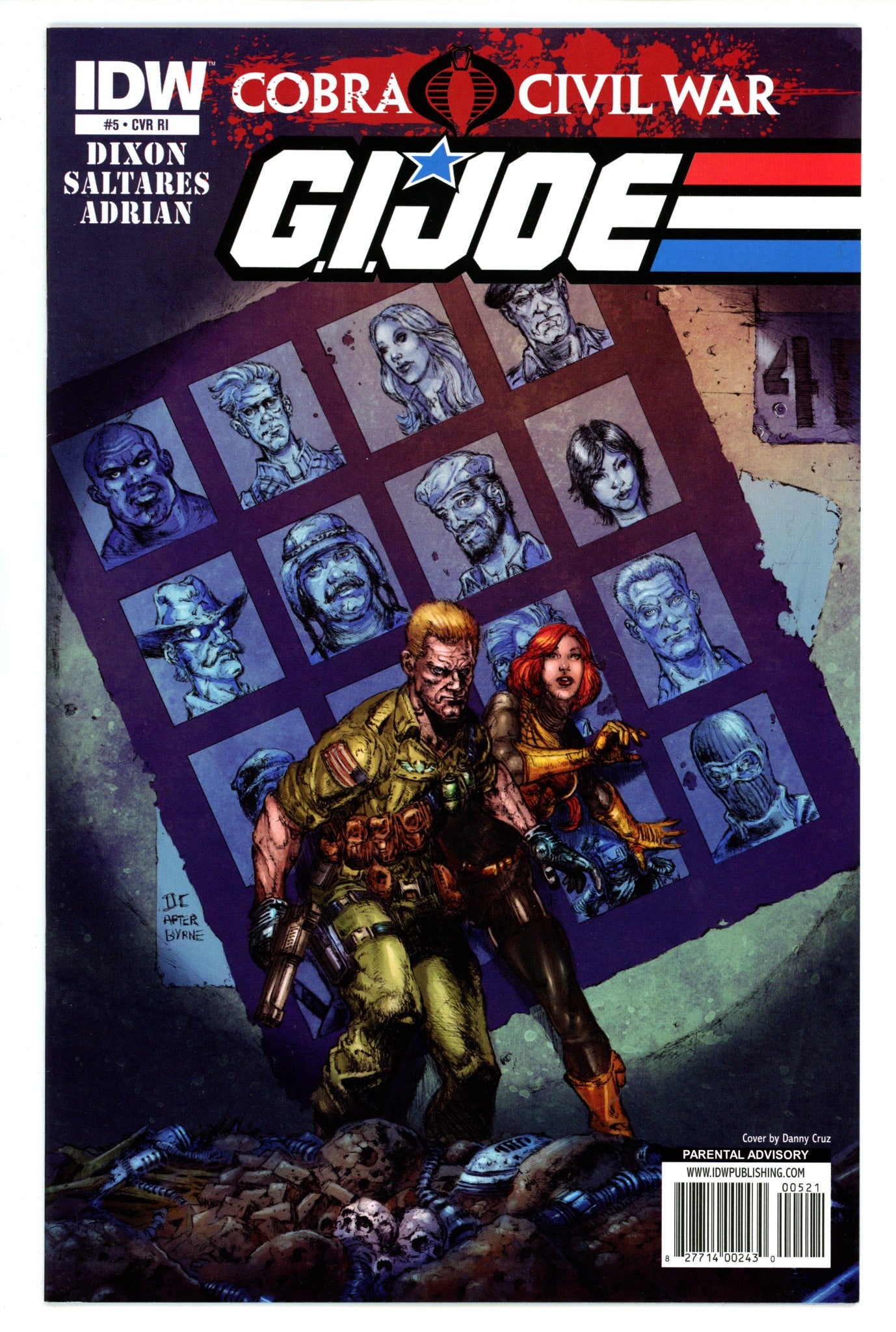 G.I. Joe Vol 2 5 VF+ (8.5) (2011) Cruz Incentive Variant 