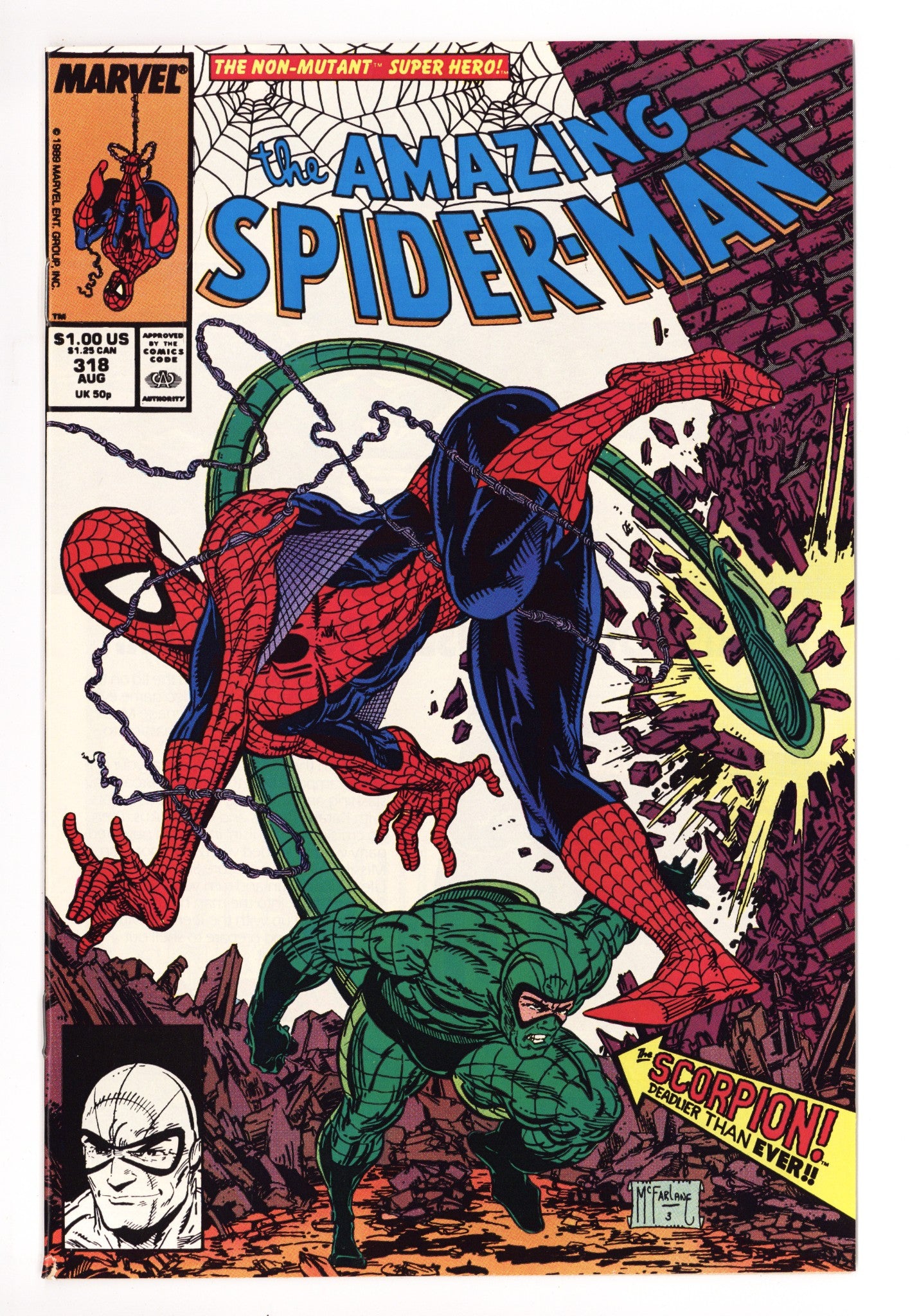 The Amazing Spider-Man Vol 1 318 NM- (9.2) (1989) 