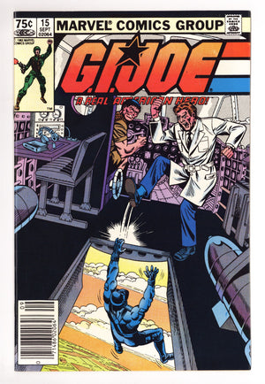 G.I. Joe, A Real American Hero 15 NM- (9.2) (1983) Canadian Price Variant