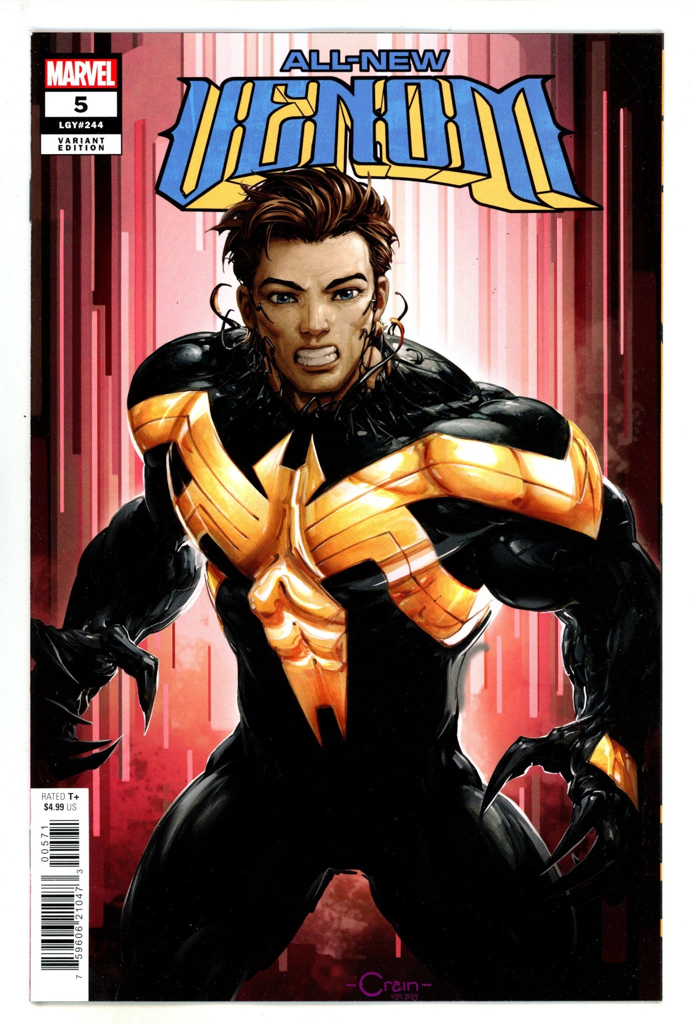All-New Venom 5 Crain Rick Jones Variant (2025)