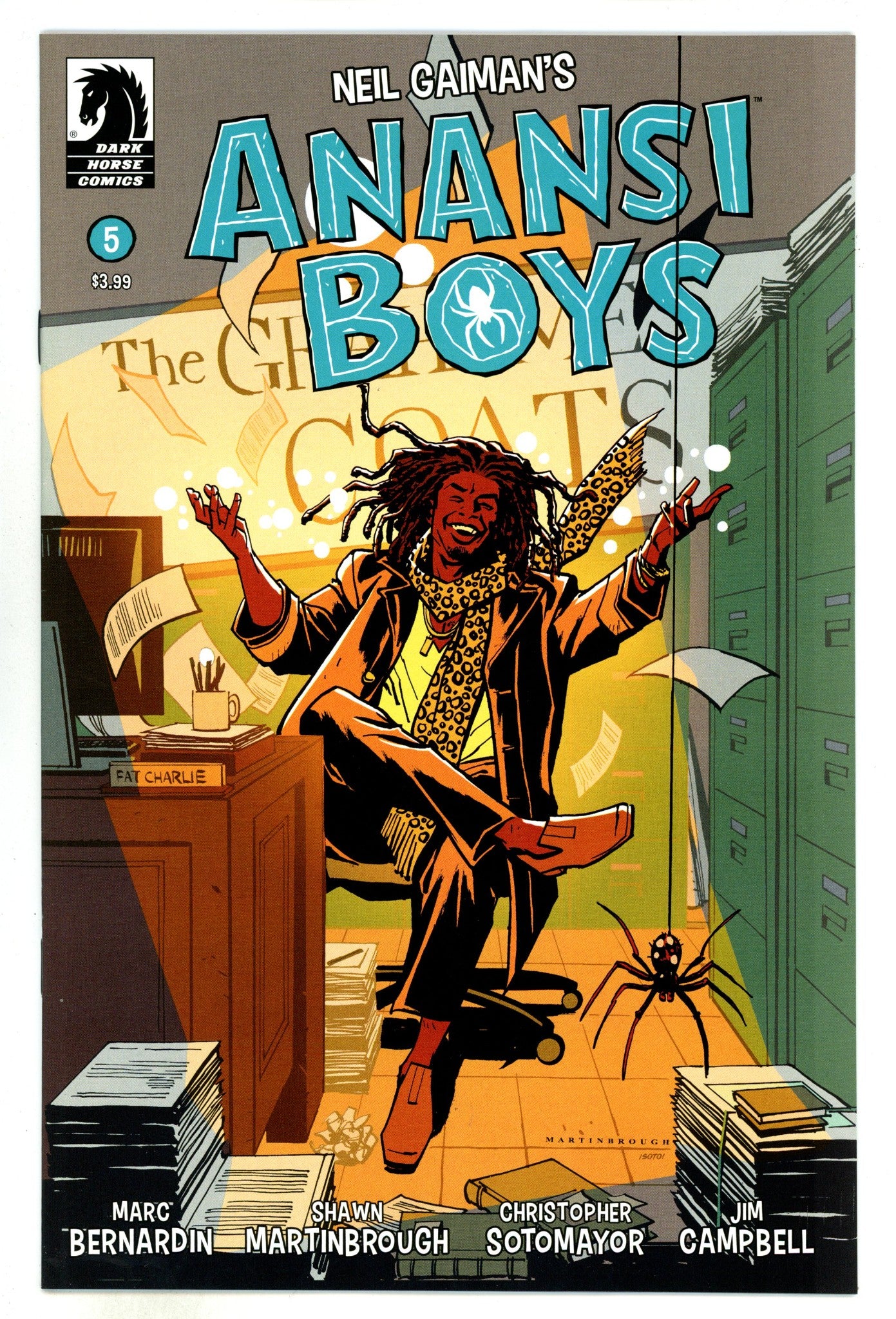 Anansi Boys I 5 Martinbrough Variant (2024)
