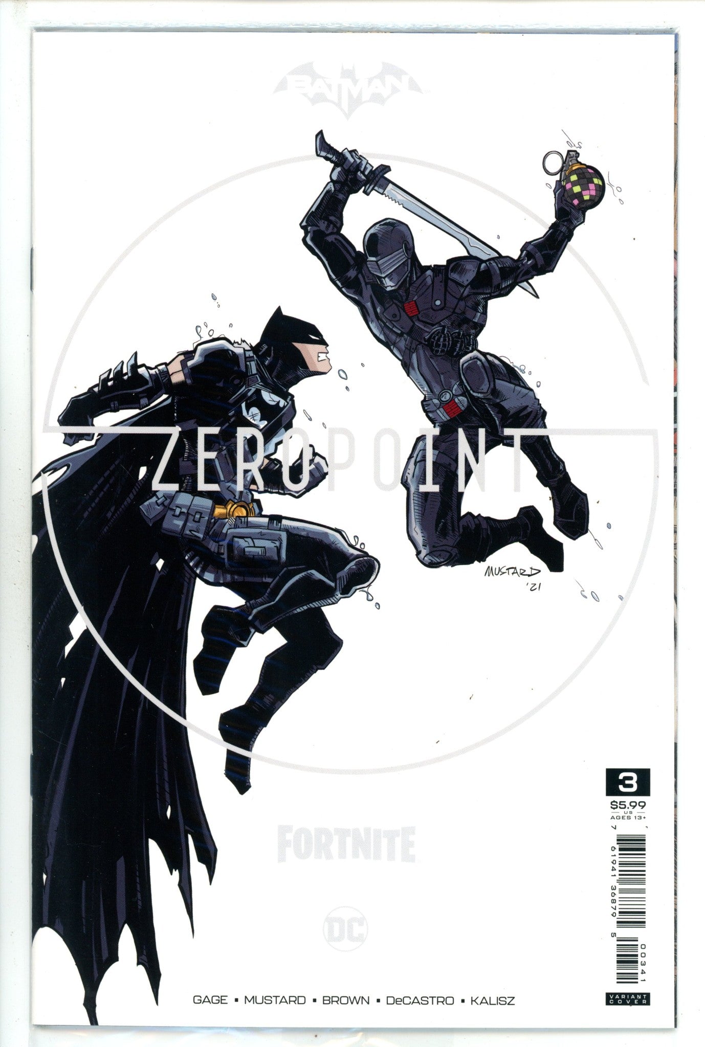 Batman / Fortnite: Zero Point 3 Mustard Sealed With Code Variant (2021)
