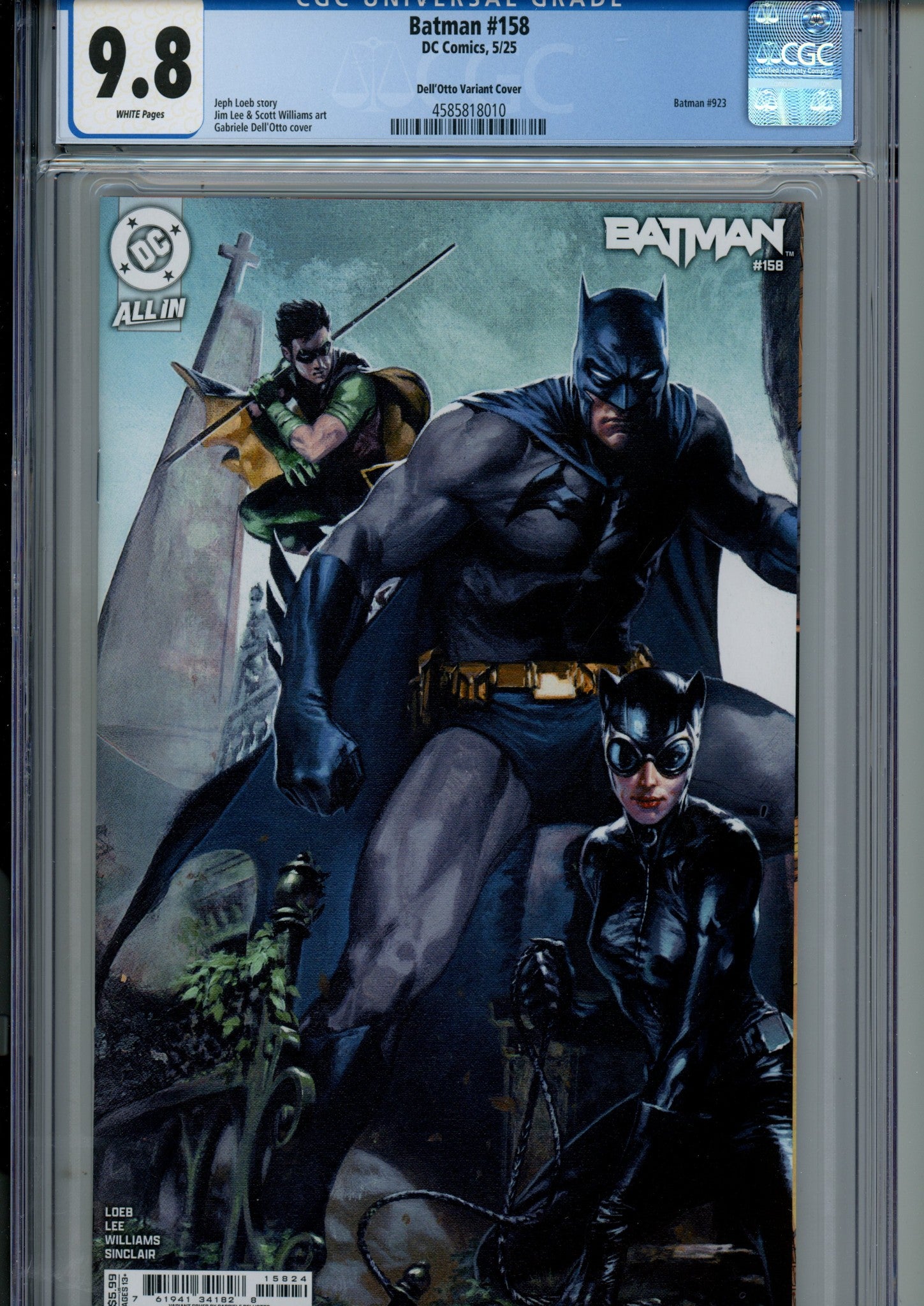 Batman Vol 3 158 CGC 9.8 (NM/M) (2025) Dell'Otto Variant 