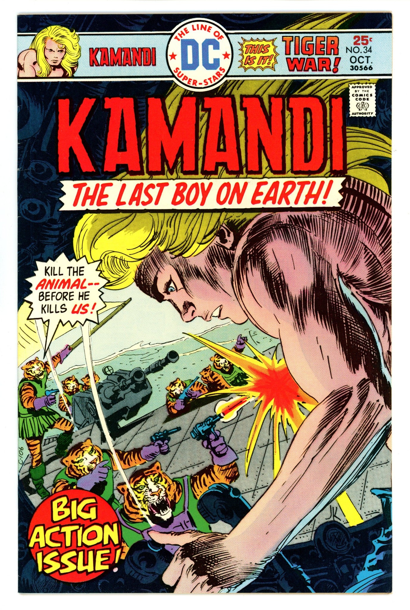 Kamandi, the Last Boy on Earth 46 NM- (9.2) (1976) 