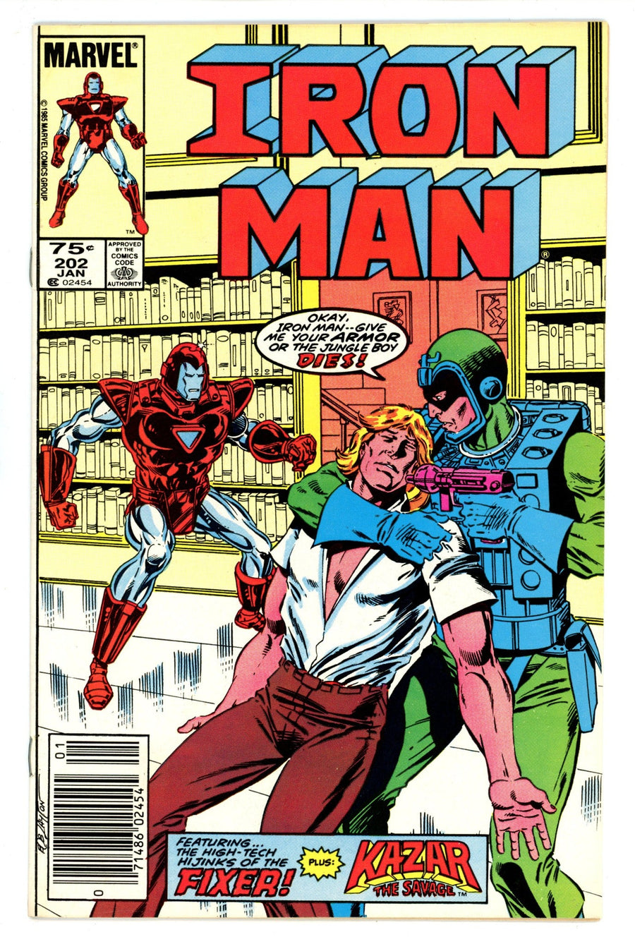 Iron Man Vol 1 202  Mid Grade   (1986)   Canadian Price Variant