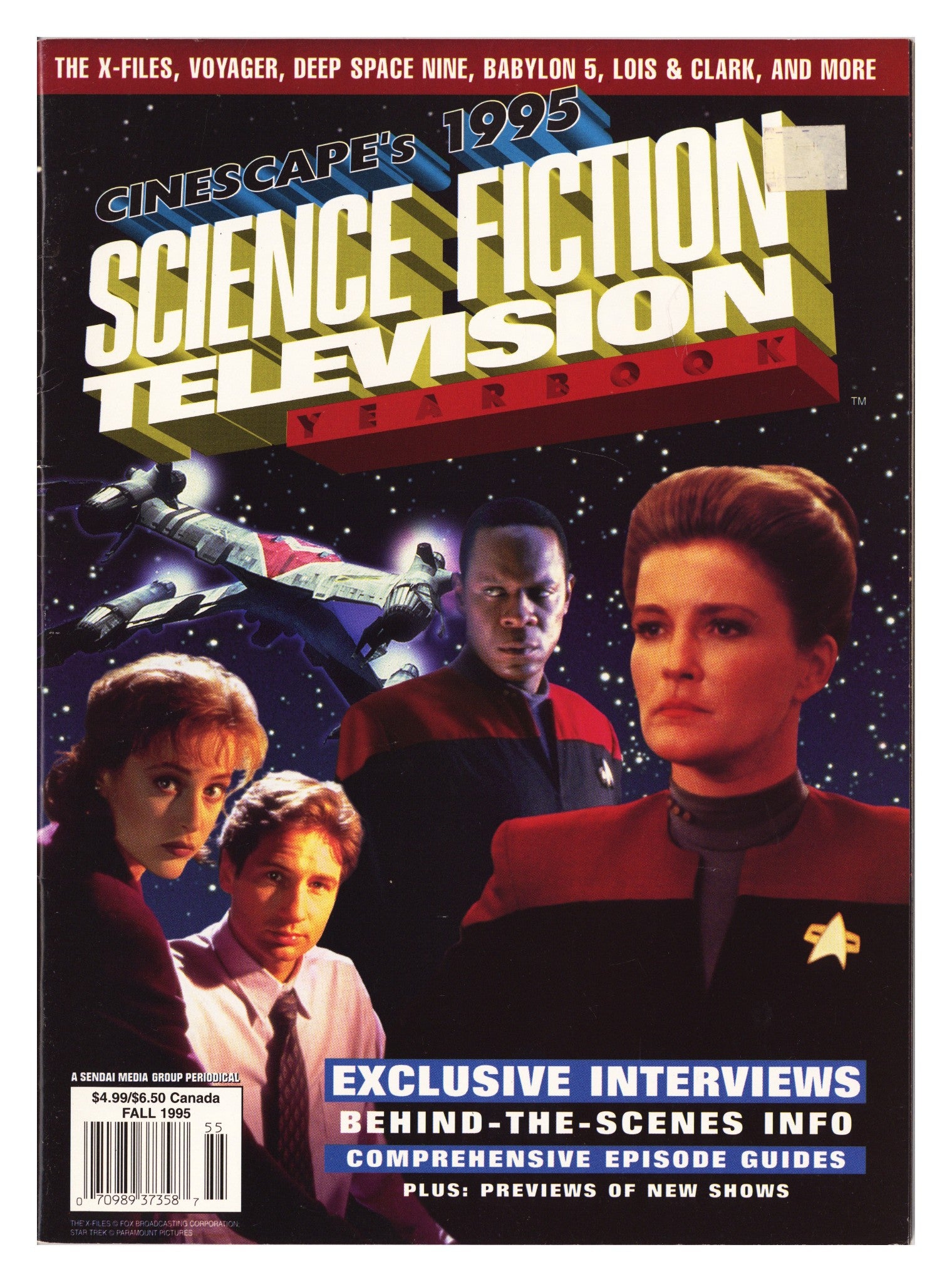 Cinescape 1995 Science Fiction Televison Yearbook Fall Mid Grade (1995) 