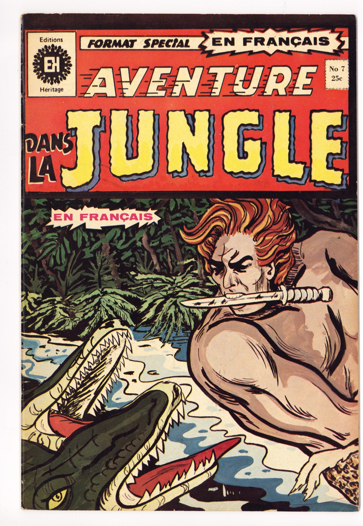 Aventure dans la Jungle 7 VG/FN (5.0) Jungle Adventure (1973) 