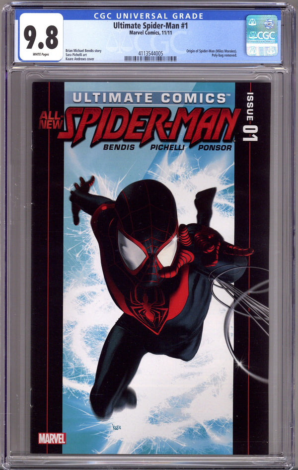 Ultimate Comics Spider-Man Vol 2 1 CGC 9.8 (NM/M) (2011)