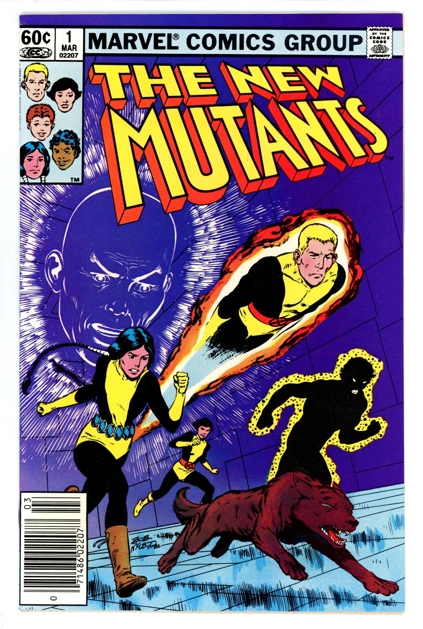 The New Mutants Vol 1 1 VF (8.0) (1983) Newsstand 