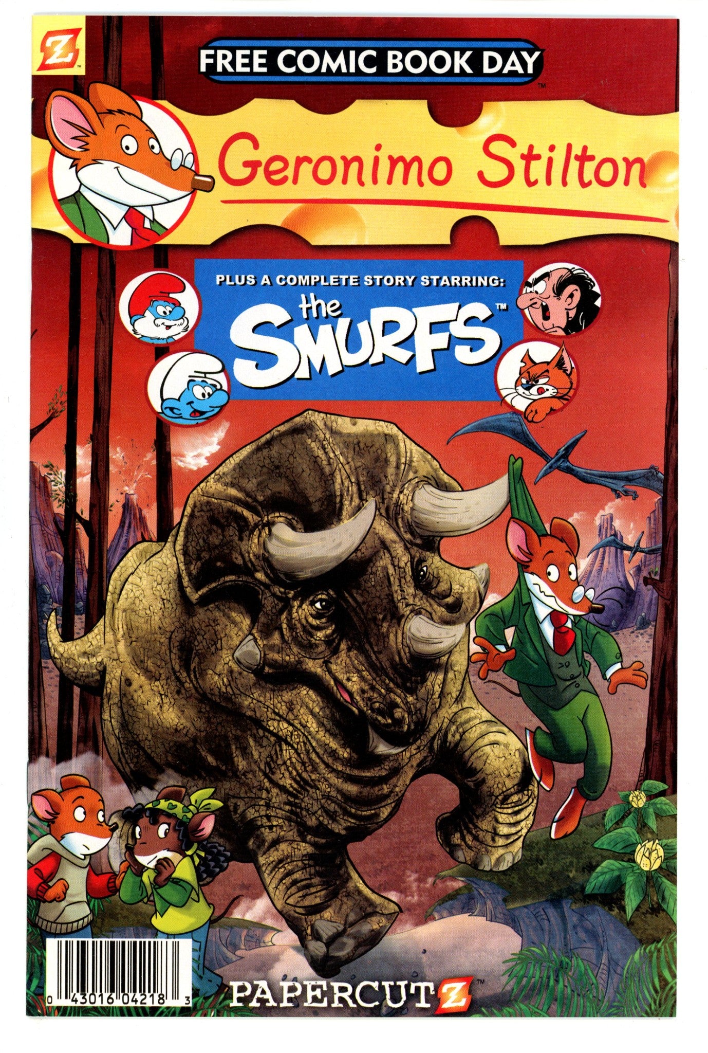Geronimo Stilton and the Smurfs, a Free Comic Book Day [nn] High Grade (2011) 