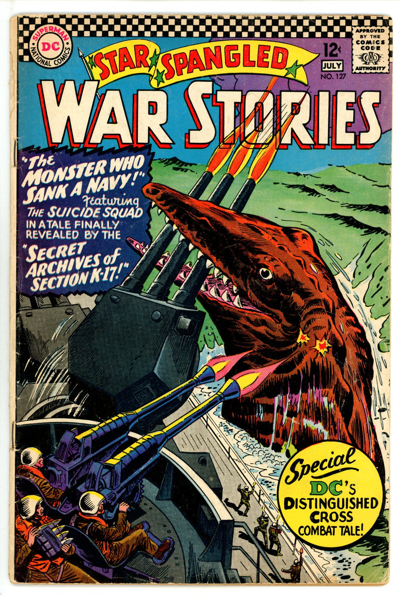 Star Spangled War Stories Vol 1 127 VG- (3.5) (1966) 