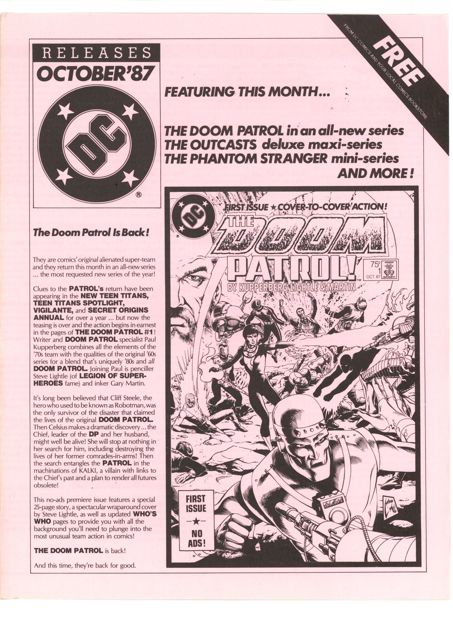 DC Releases 41 High Grade (1987) 