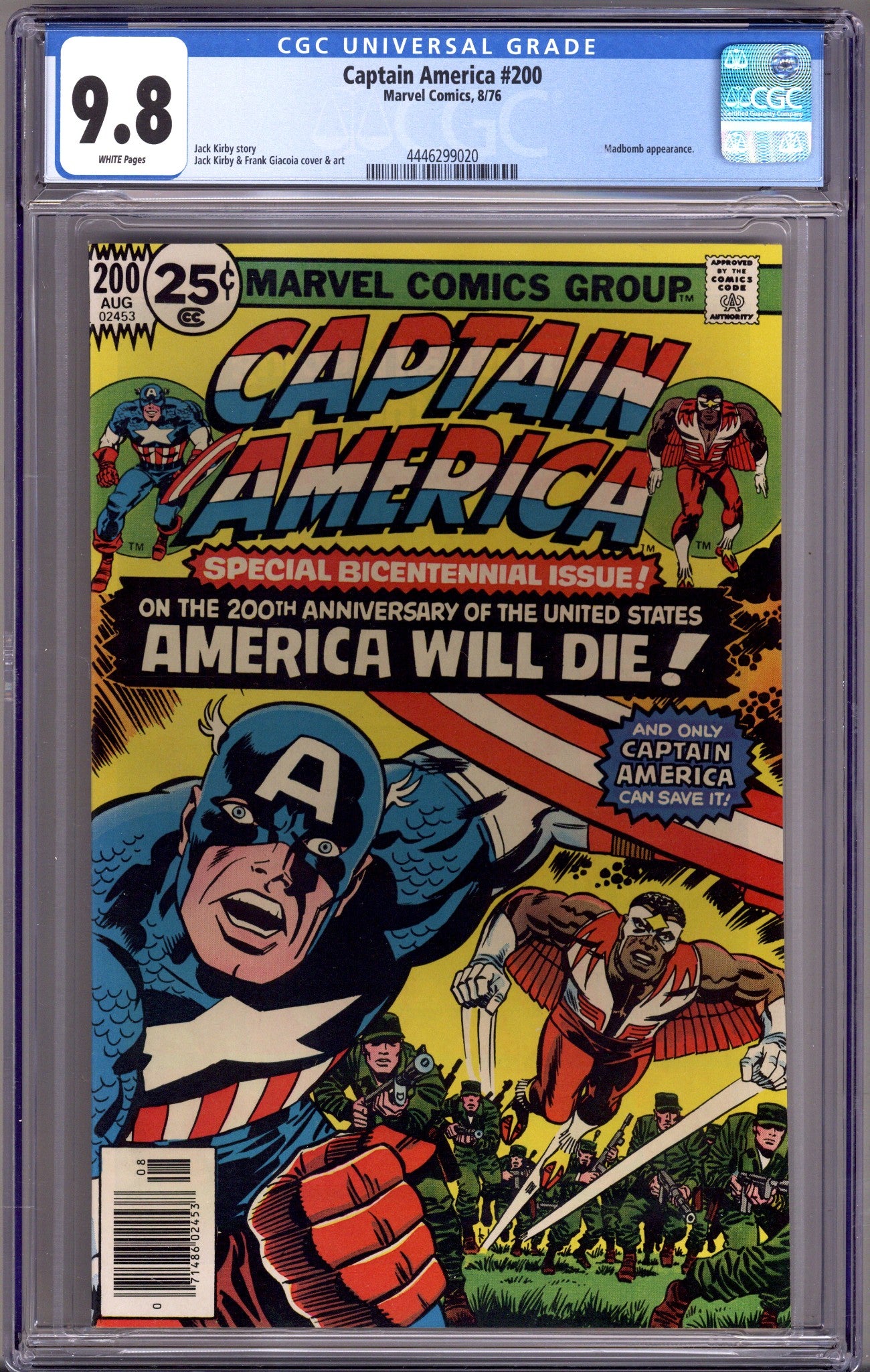 Captain America Vol 1 200 CGC 9.8 (NM/M) (1976) 