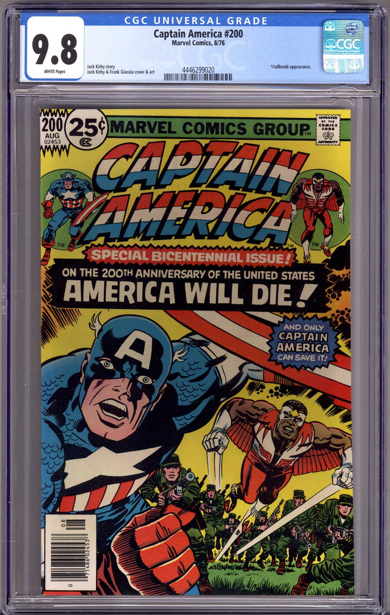 Captain America Vol 1 200 CGC 9.8 (NM/M) (1976) 