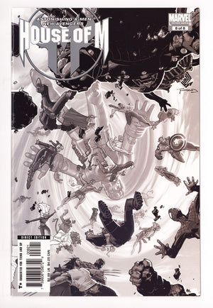 House of M Vol 1 8 High Grade (2005) Bachalo B&W Variant