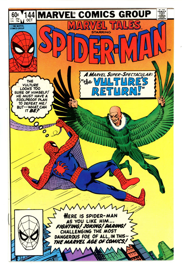 Marvel Tales Vol 2 144 VF+ (8.5) (1982)