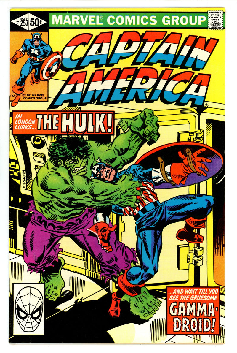 Captain America Vol 1 257 VF+ (8.5) (1981) 