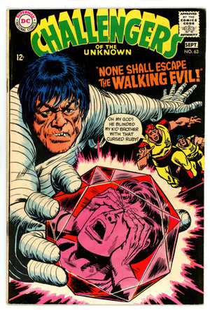 Challengers of the Unknown Vol 1 63 FN+ (6.5) (1968) 