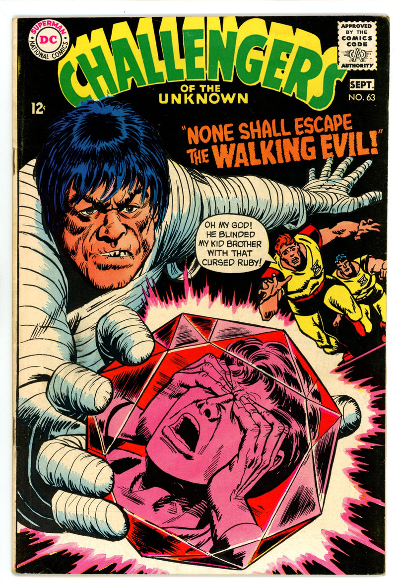 Challengers of the Unknown Vol 1 63 FN+ (6.5) (1968) 