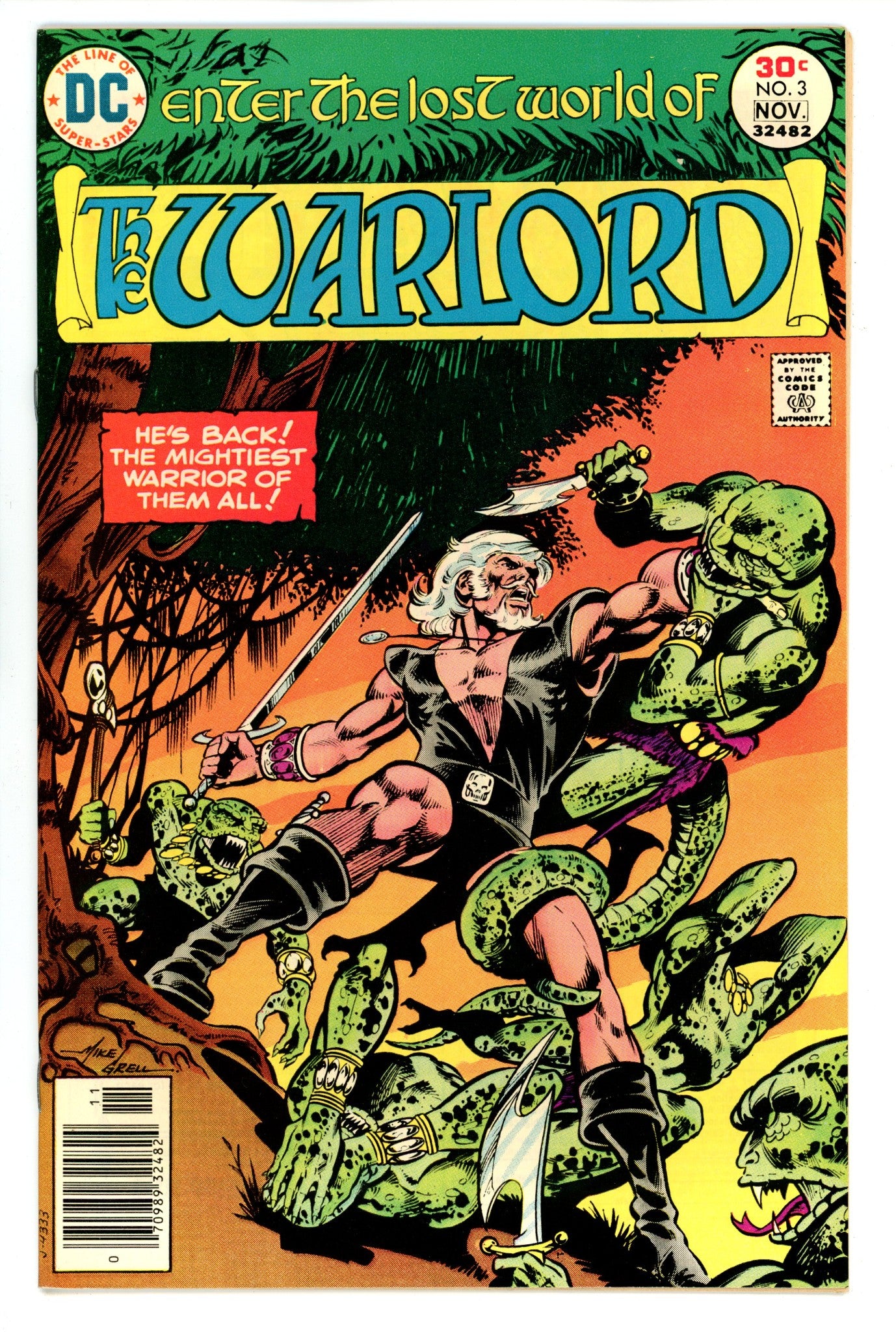 Warlord Vol 1 3 VF/NM (9.0) (1976) 