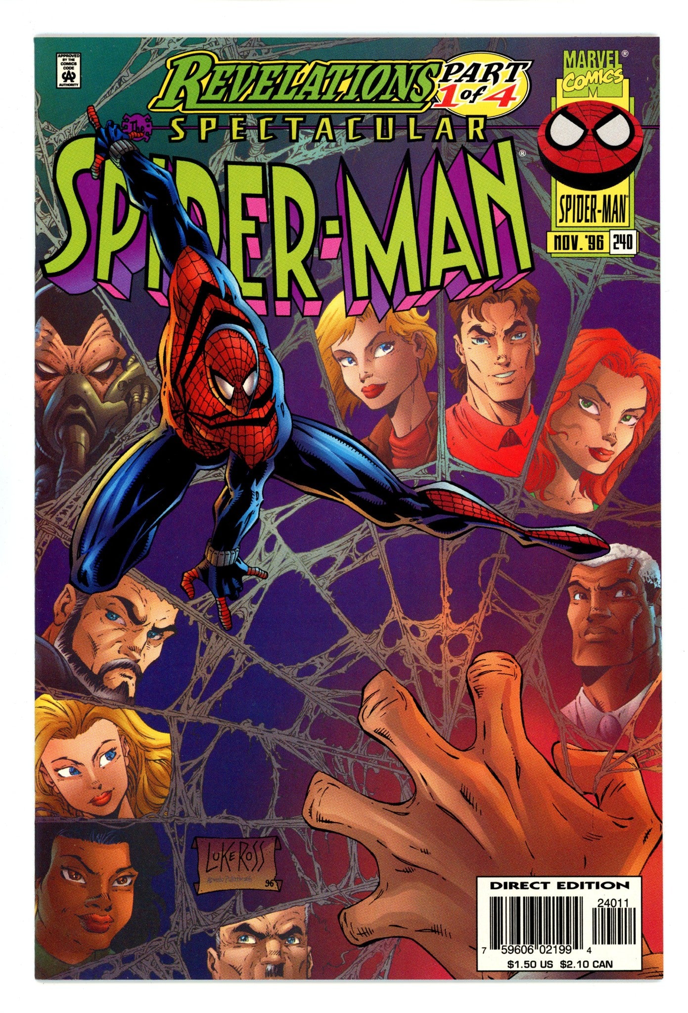 The Spectacular Spider-Man Vol 1 240 High Grade (1996) 