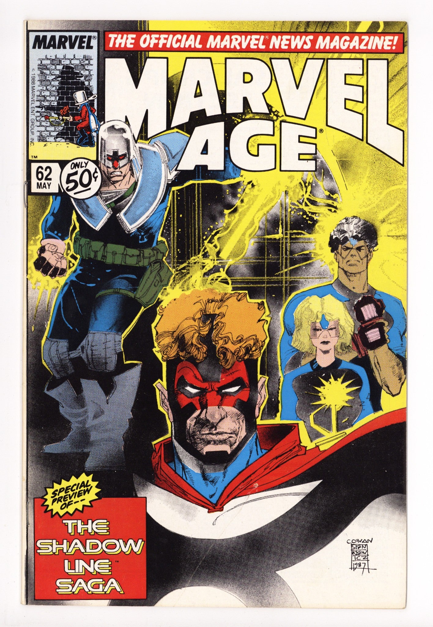 Marvel Age 62 High Grade (1988) 