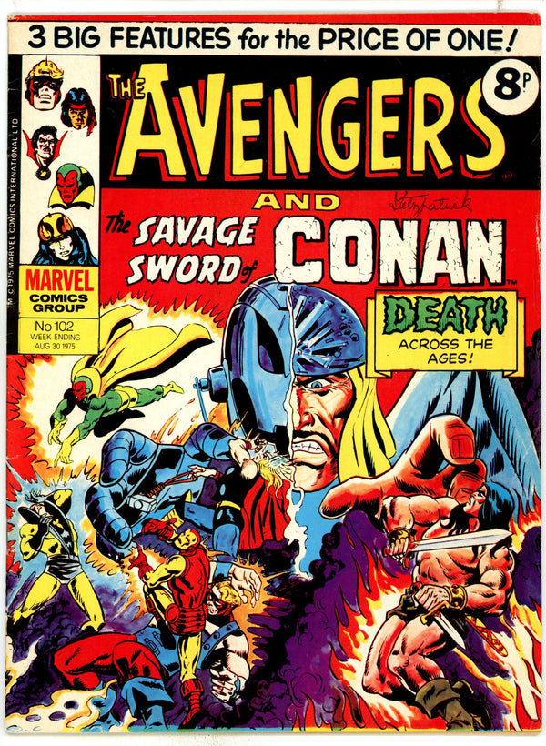 The Avengers 102 FN- (5.5) (1975)