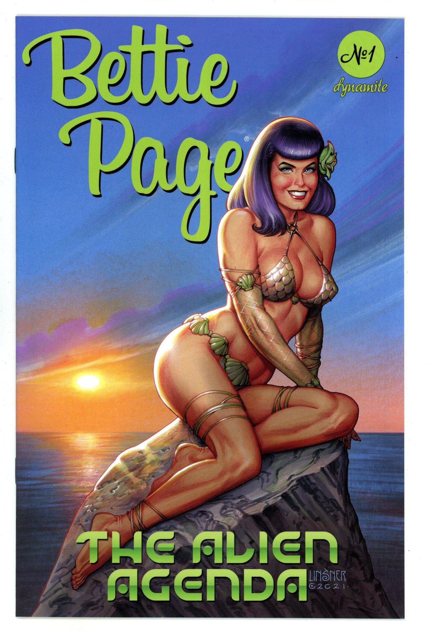 Bettie Page and the Alien Agenda 1 High Grade (2022) 