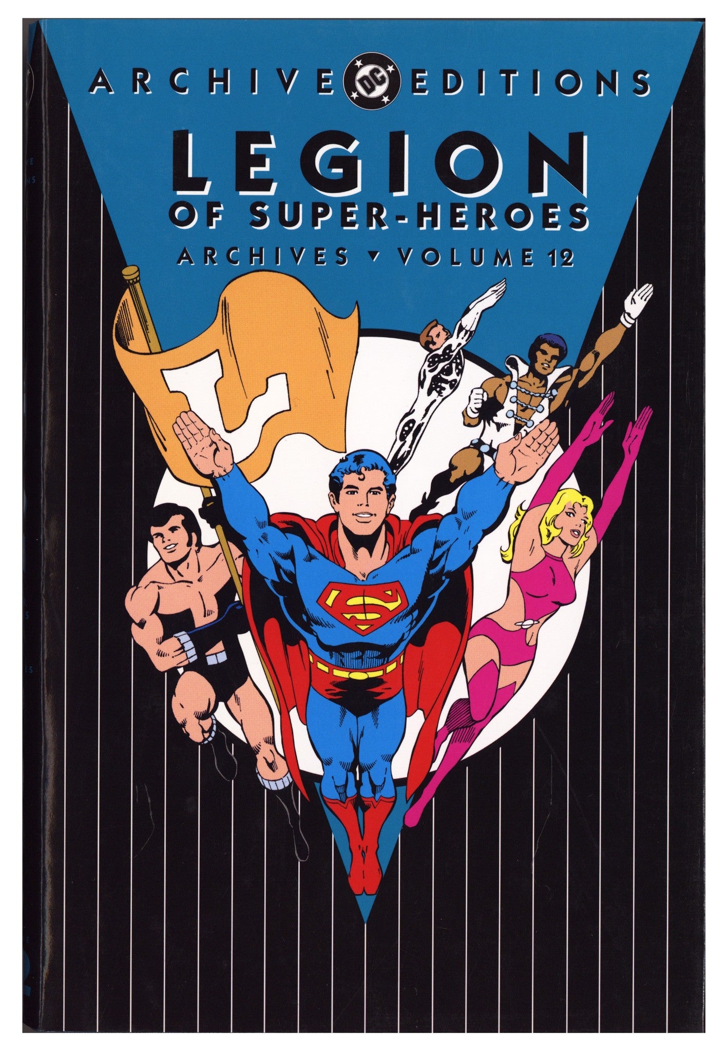 The Legion of Super-Heroes Archives HC Vol 12 Mid Grade (2003) Signed x1 1st Page Mike Grell 