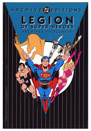 The Legion of Super-Heroes Archives HC Vol 12 Mid Grade (2003) Signed x1 1st Page Mike Grell