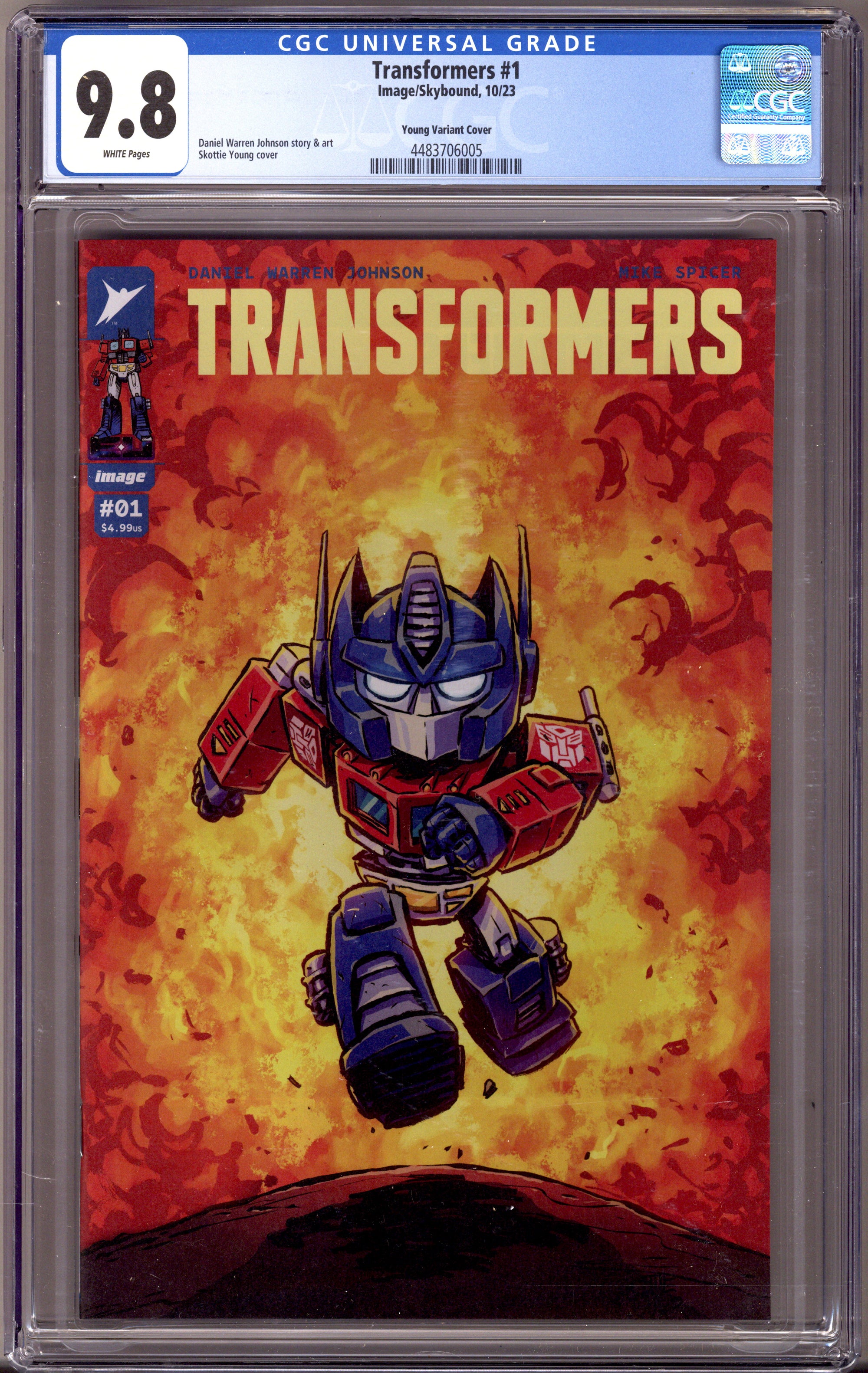 Transformers   1 CGC 9.8 (NM/M)   (2023) Young     Exclusive Variant  