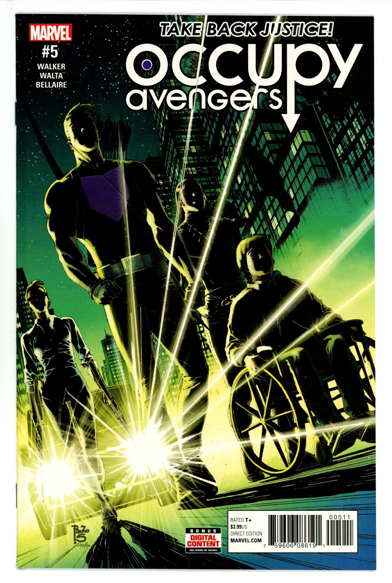 Occupy Avengers Vol 1 5 High Grade (2017) 