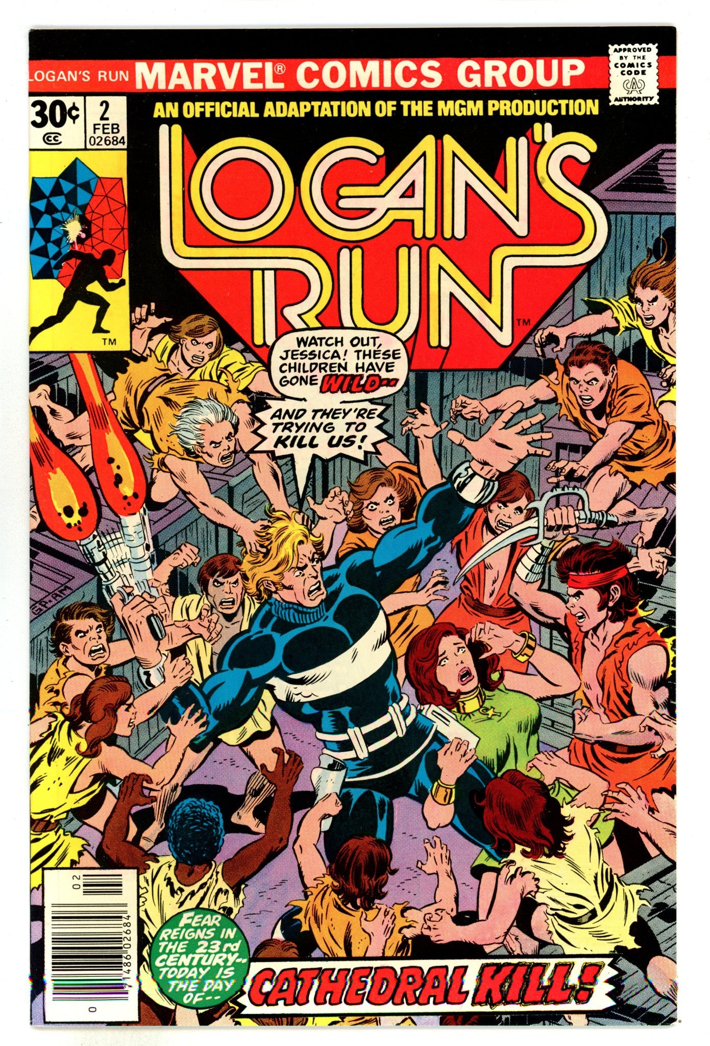Logan's Run Vol 1 2 NM- (9.2) (1977) 