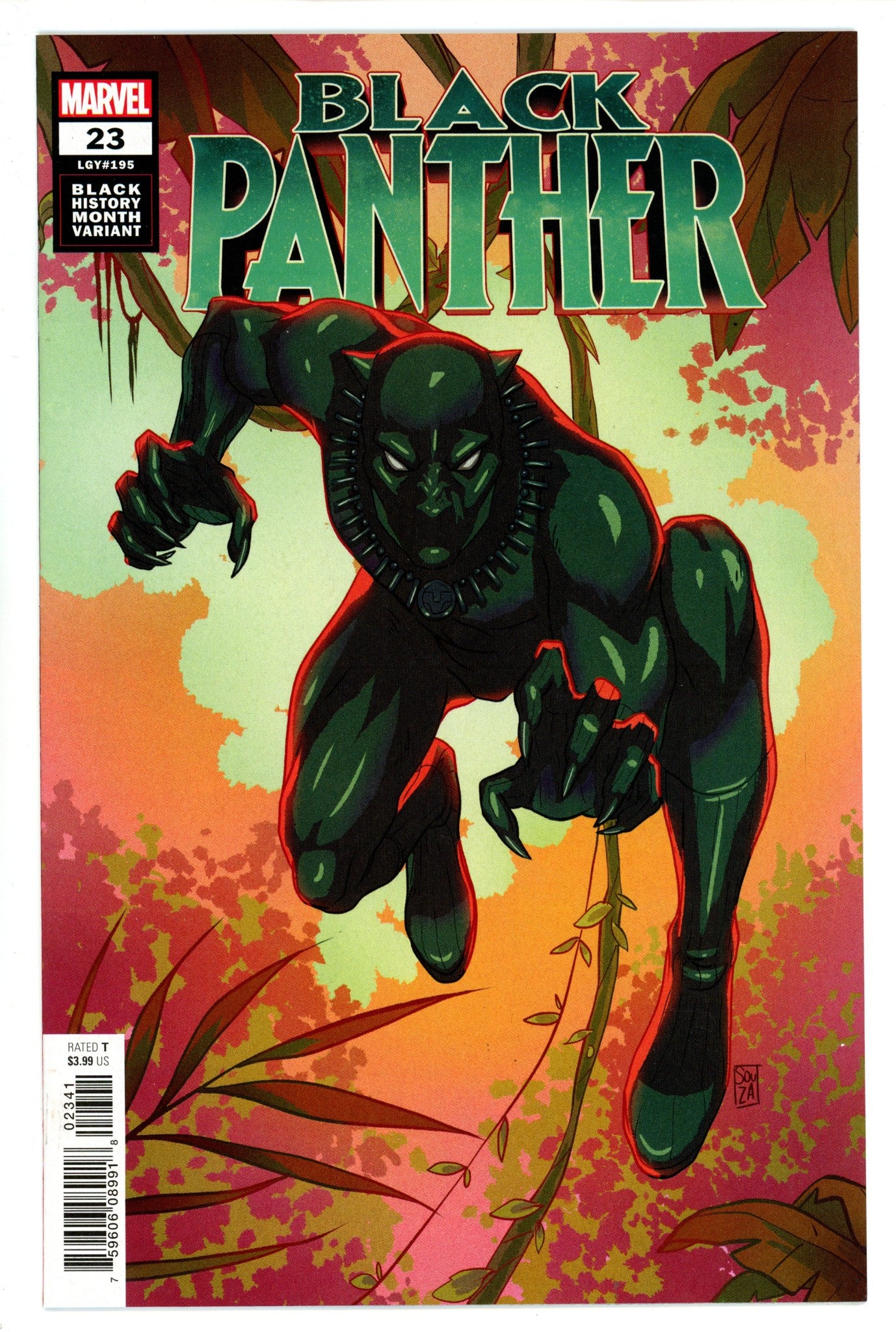 Black Panther Vol 7 23 (195) High Grade (2021) Souza Variant 