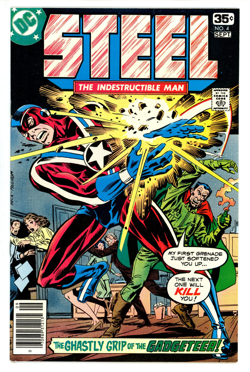 Steel, the Indestructible Man 4 NM- (1978)