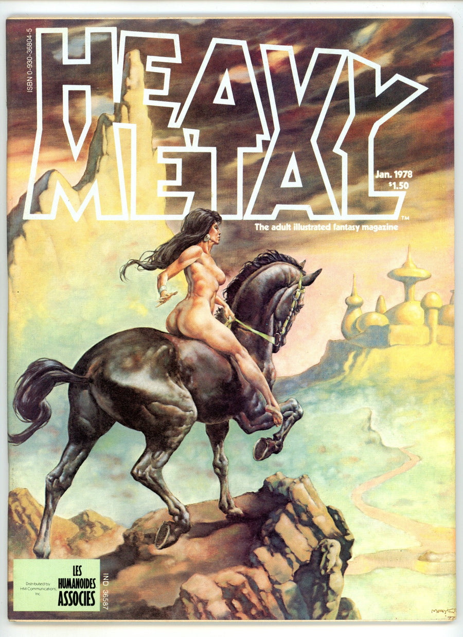 Heavy Metal Magazine Vol 1 10  Mid Grade  (1978)  