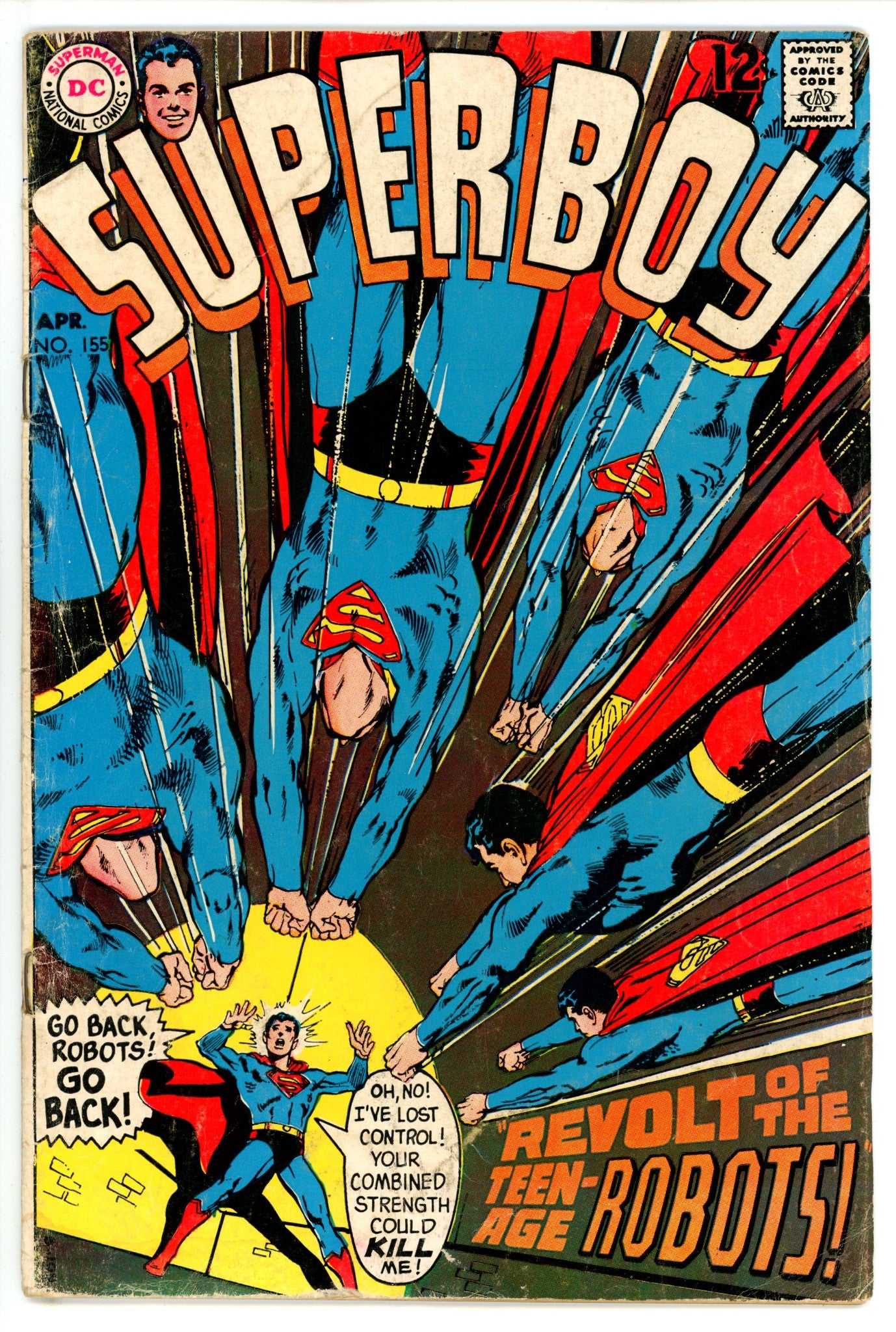 Superboy 155 GD/VG (1969)