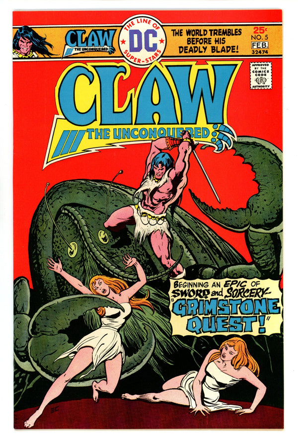 Claw the Unconquered Vol 1 5 NM- (9.2) (1976)