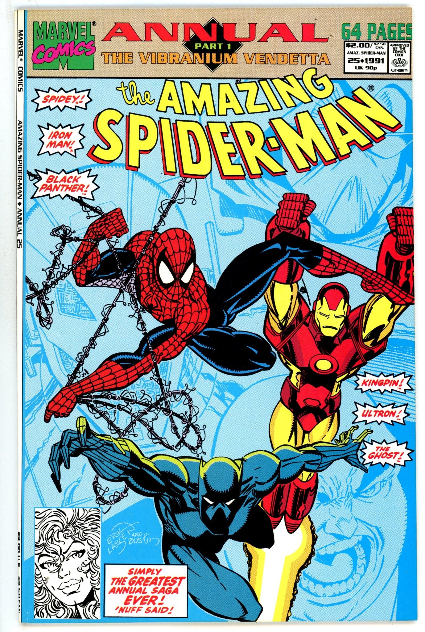 The Amazing Spider-Man Annual Vol 1 25 NM- (9.2) (1991) 