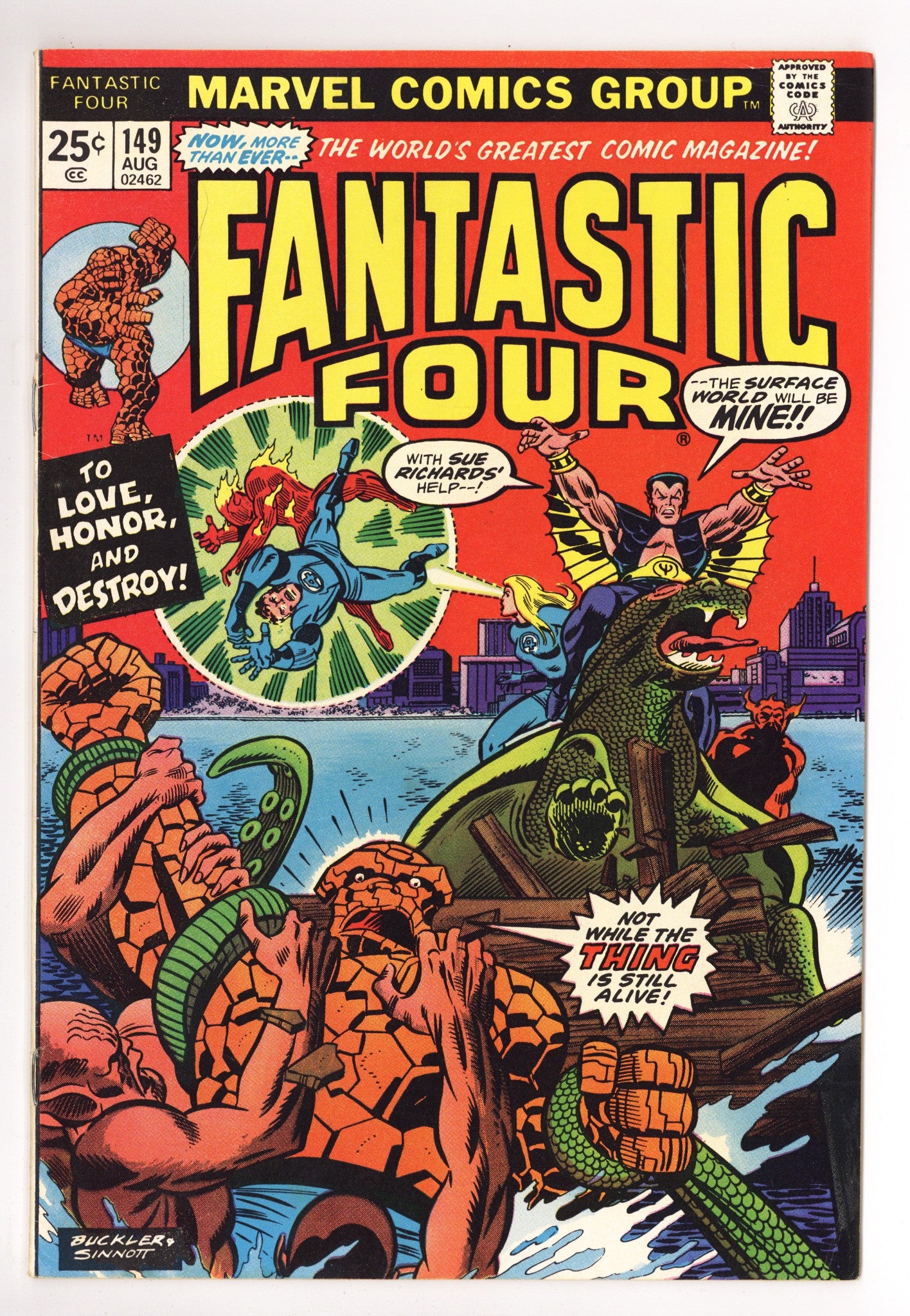Fantastic Four Vol 1 149 FN/VF (7.0) (1974) 