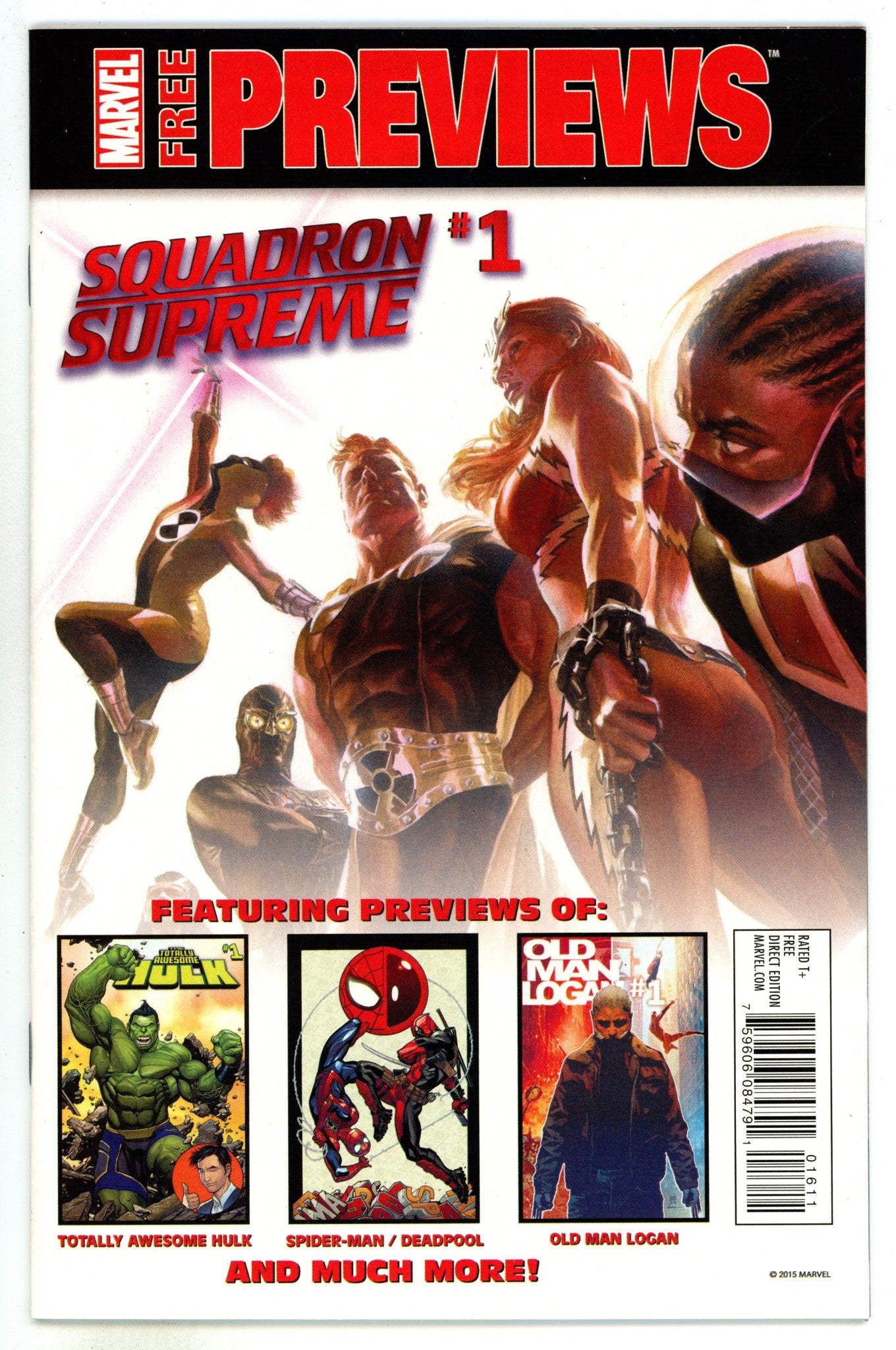 Marvel Free Previews Squadron Supreme [nn] High Grade (2016) 