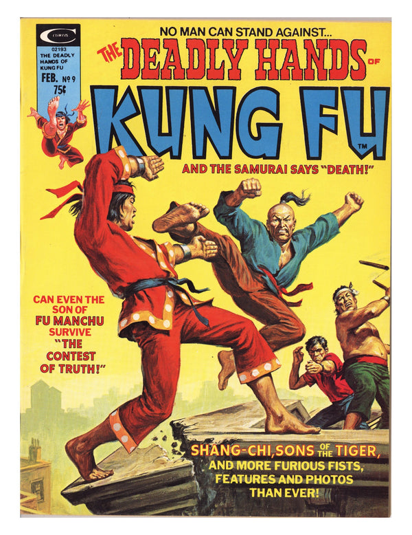 The Deadly Hands of Kung Fu Vol 1 9 VF- (7.5) (1975)